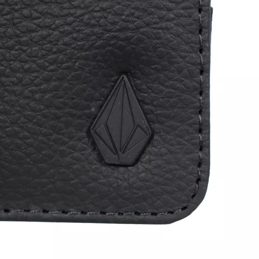 Carteira Volcom Metal Black Stone Preto