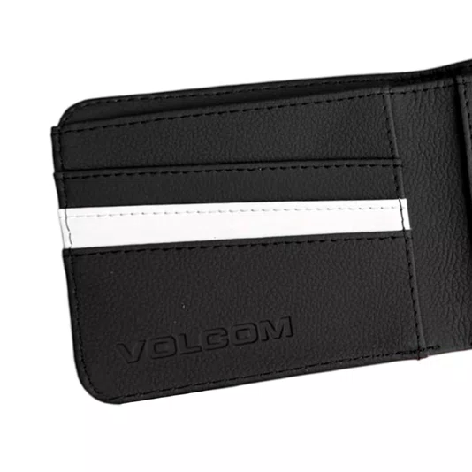 Carteira Volcom Metal Black Stone Preto