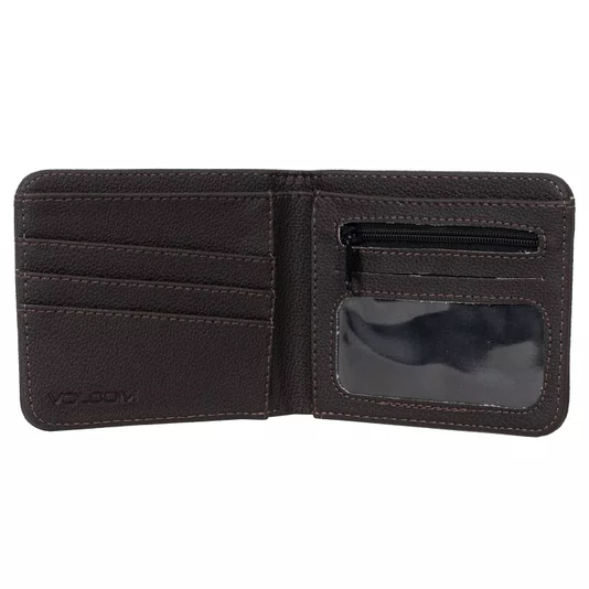 Carteira Volcom Metal Stone Marrom