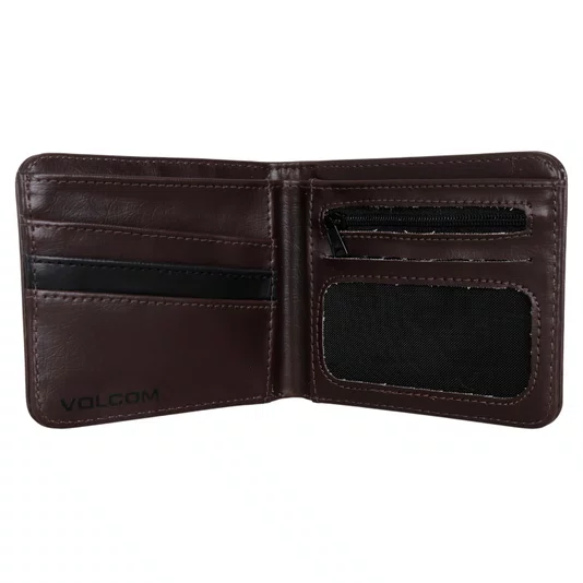 Carteira Volcom Slim Stone Marrom