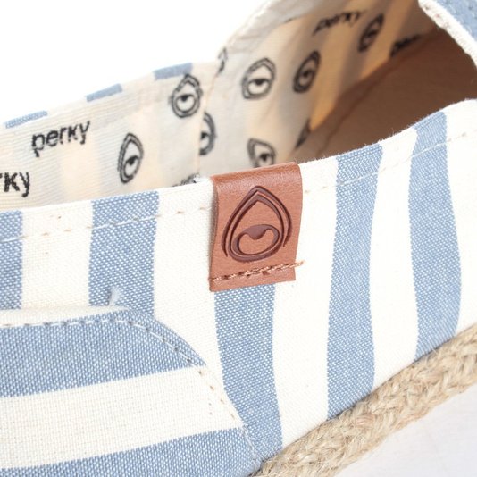 Alpargata Perky Navy Juta Creme/Azul