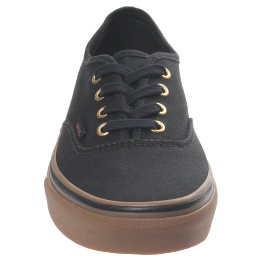 Tênis Vans Authentic Preto/Marrom/Dourado
