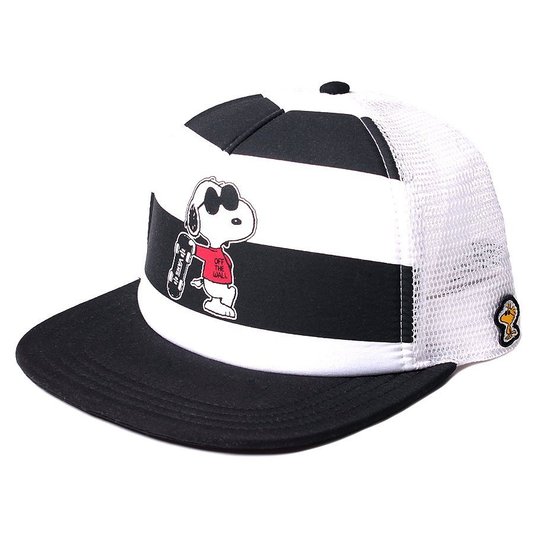 Boné Vans Peanuts Girl Joe Cool Preto/Branco