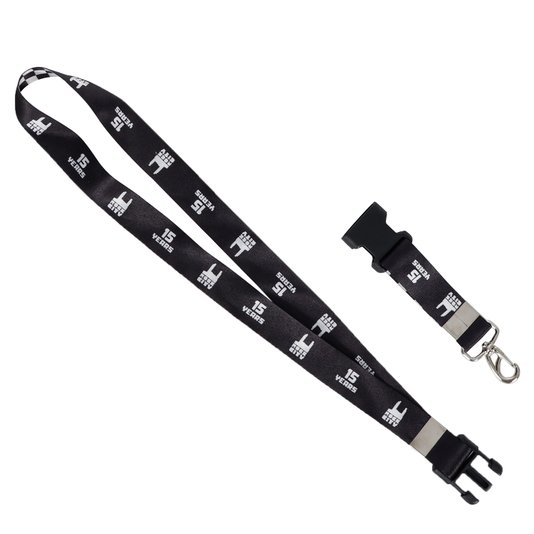 Chaveiro Rock City 15 Years Checker Preto/Branco
