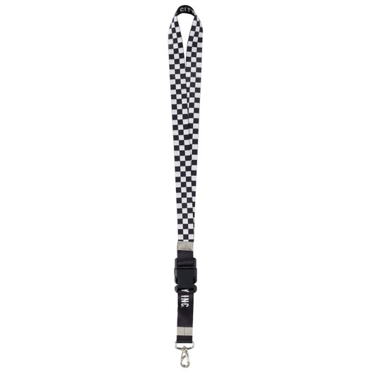 Chaveiro Rock City Inc Checker Preto/Branco