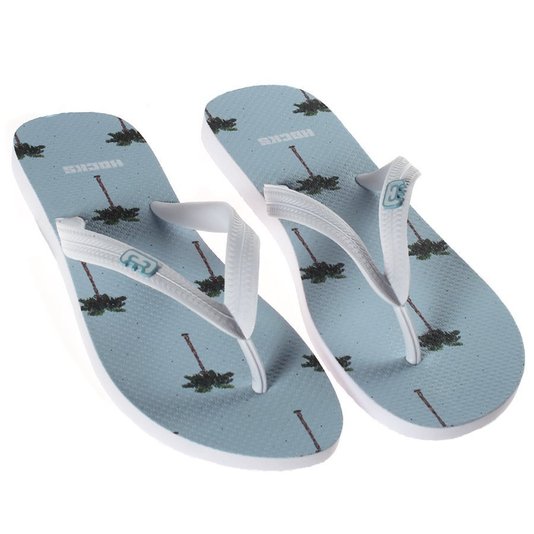 Chinelo Hocks Tropical Azul/Branco