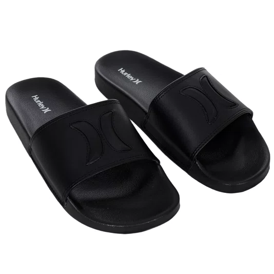 Chinelo Hurley Icon 2 Slide Preto