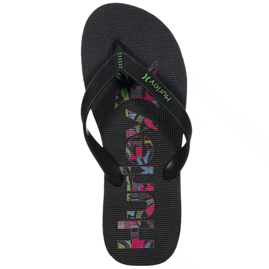 Chinelo Hurley Surf Noise Preto