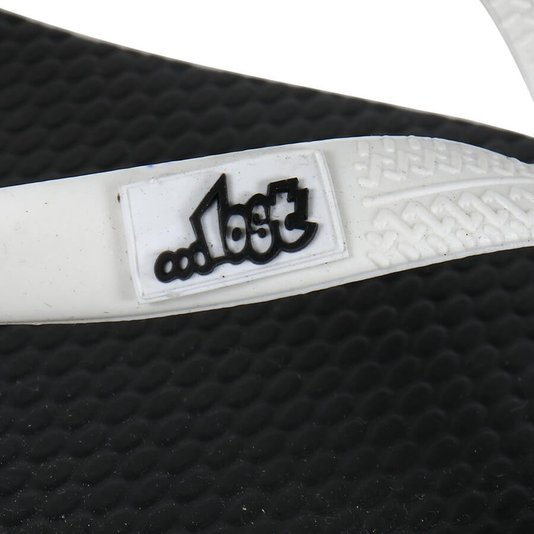 Chinelo Lost  Preto/Branco