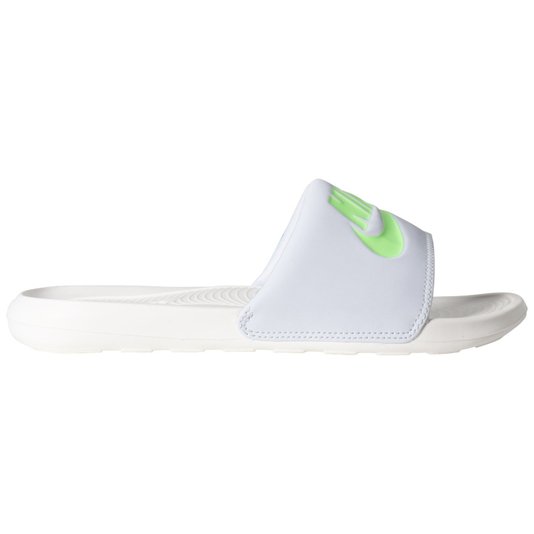 Chinelo Nike Victori One Slide Branco/Cinza/Verde