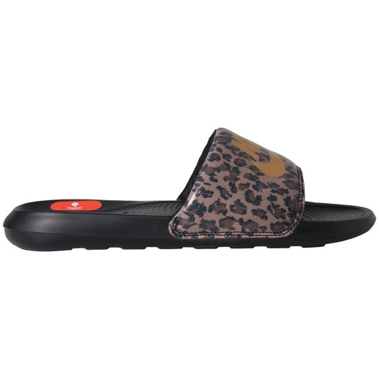 Chinelo Nike Victori One Slide Print Preto/Animal Print