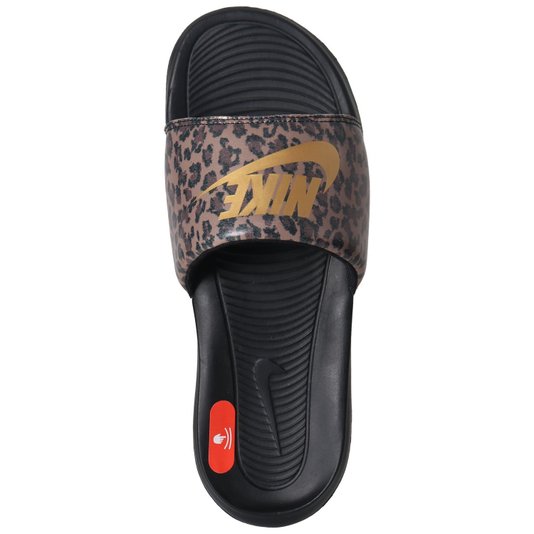 Chinelo Nike Victori One Slide Print Preto/Animal Print
