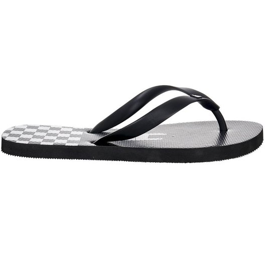 Chinelo Rock City Premium Preto/Checkerboard