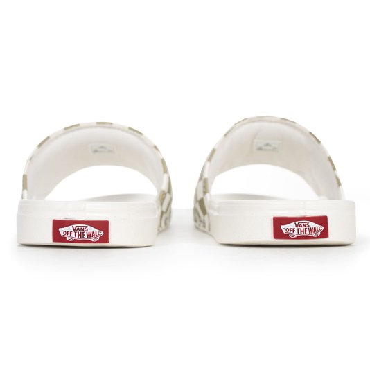 Chinelo Vans La Costa Slide Checkerboard Bege