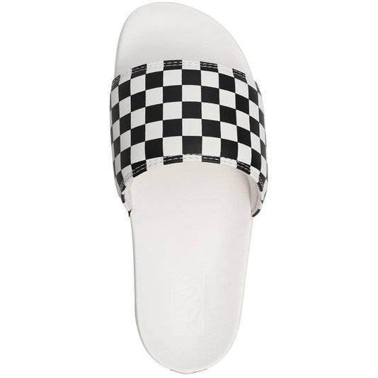 Chinelo Vans La Costa Slide-On Xadrez/Preto/Branco