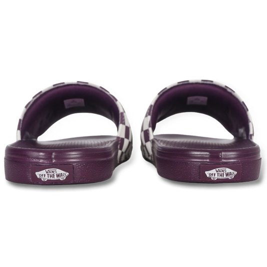 Chinelo Vans Slide-On Wm La Costa Roxo/Branco