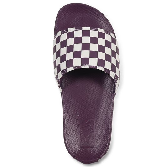Chinelo Vans Slide-On Wm La Costa Roxo/Branco