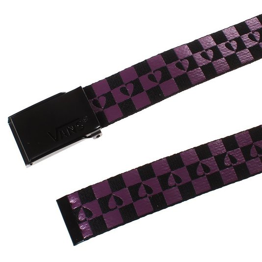 Cinto Vans G Double Trouble Belt Roxo/Xadrez