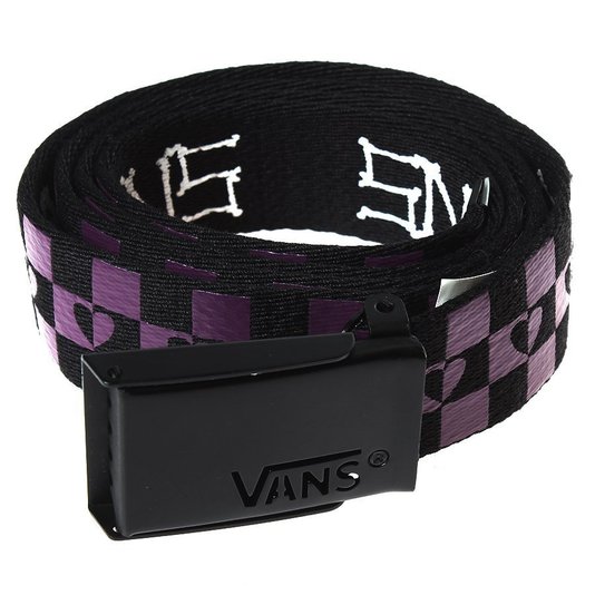 Cinto Vans G Double Trouble Belt Roxo/Xadrez