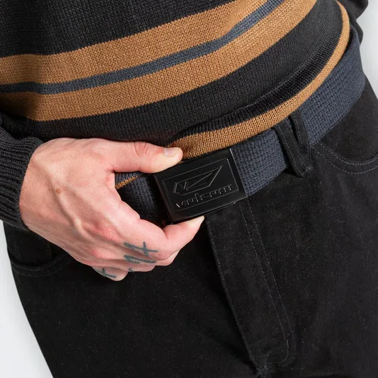 Cinto Volcom Mod Stone Preto