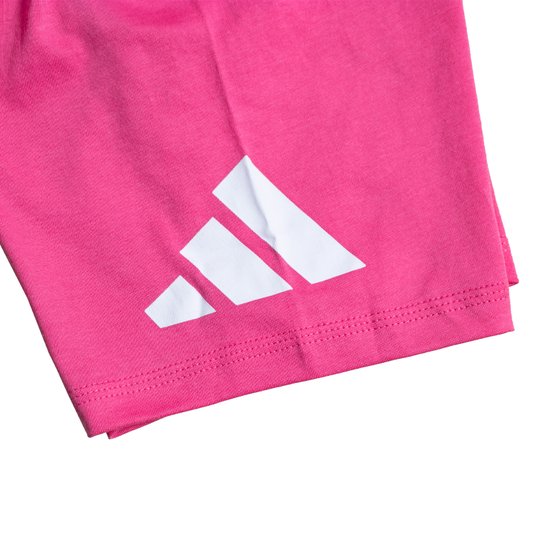 Conjunto Adidas Essentials Infantil Rosa