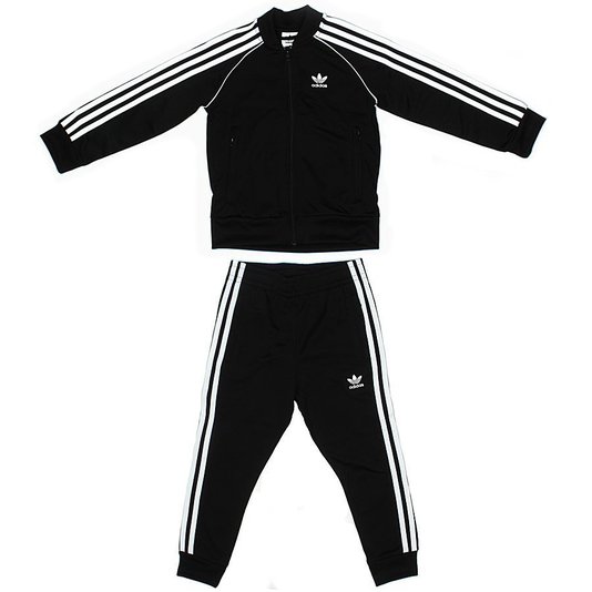 Conjunto Agasalho Adidas Juvenil TRF SST Preto