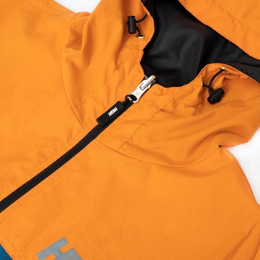Corta Vento High Company Rain Orange/Night Green Laranja