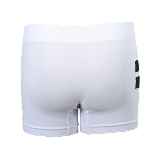Cueca Hurley Seamless Boxer Cós Largo Branco/Preto