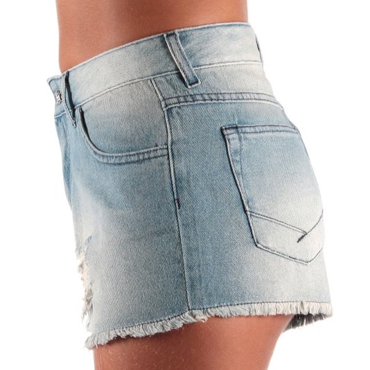 Shorts Vans Jaymee High Waisted Azul