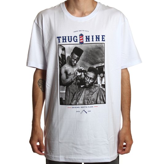 Camiseta Thug Nine Fresh Ghetto Cutz Branco