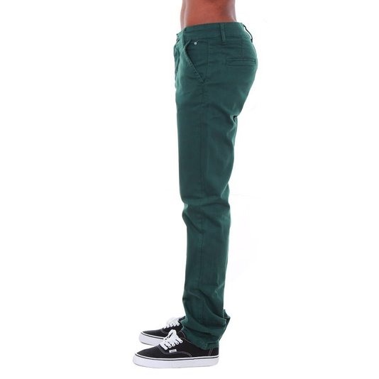 Calça Rock City Sarja Wildon The Streets Verde Musgo