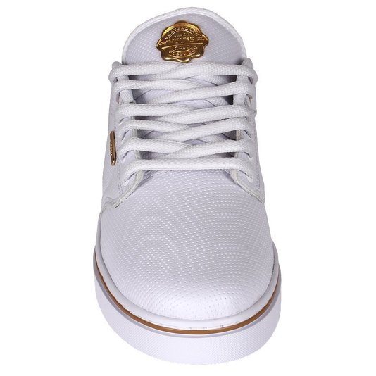 Tênis Hocks Montreal Branco/Dourado