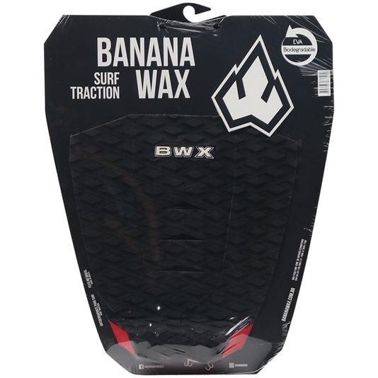 Deck Banana Wax Surf Traction Preto/Vermelho