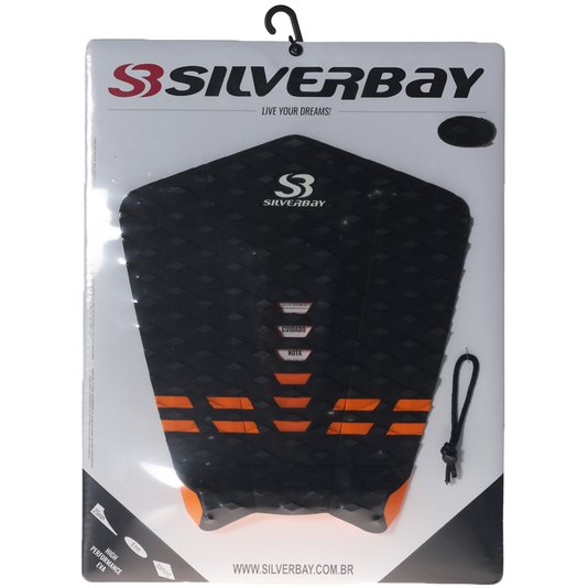 Deck Silverbay Tail One Basic Preto/Laranja