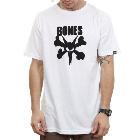 Camiseta Bones Bassic Branco