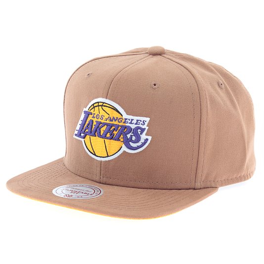 Boné Mitchel & Ness Los Angeles Lakers Marrom