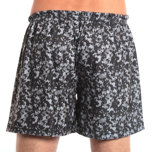 Samba Canção Grow Camuflada Preto/Cinza
