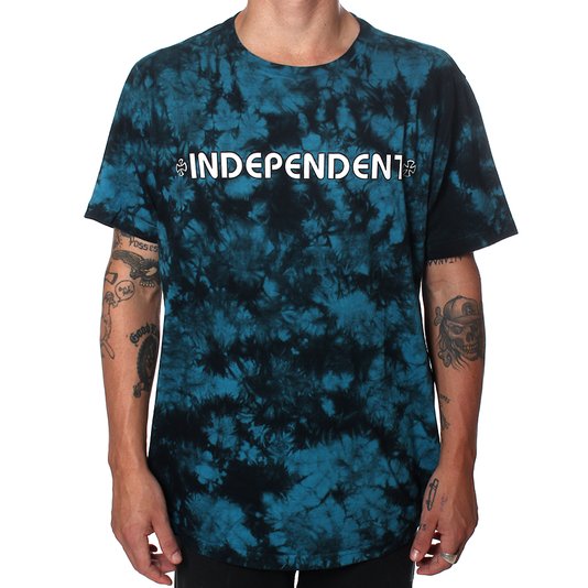 Camiseta Independent Bar Cross Dye Azul