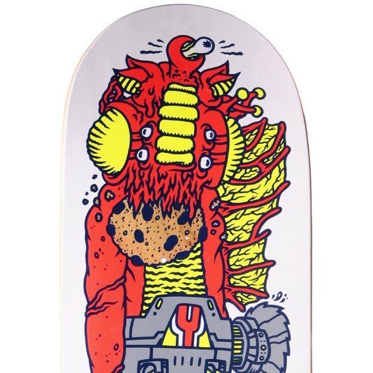Shape Yerbah Marlon Silva 8.6 Branco/Verde/Laranja