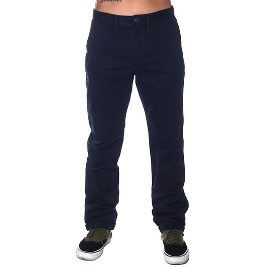 Calça Vans Excerpt Chino Cuff Azul Marinho