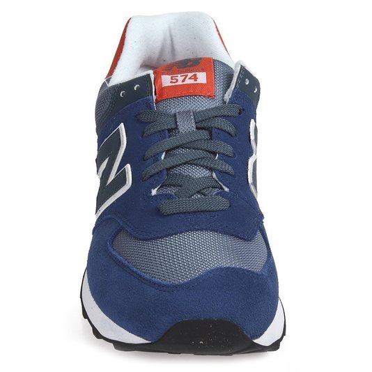 Tênis New Balance Lifestyle 574 Azul/Laranja