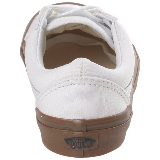 Tênis Vans Old Skool Branco/Marrom