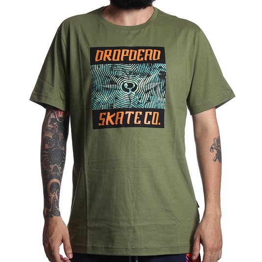 Camiseta Dropdead Stay High Verde Musgo