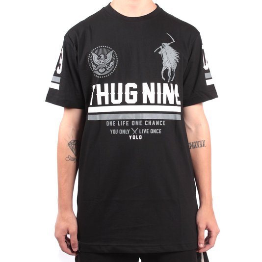 Camiseta Thug Nine One Life Preto
