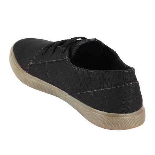 Tenis Volcom Lo-Fi Preto/Marrom