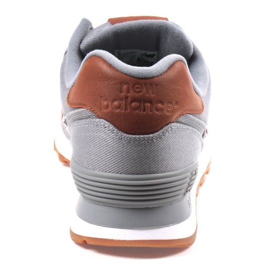 Tênis New Balance 574 Traditionnels Cinza/Marrom