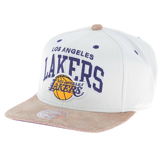 Boné Mitchel & Ness Los Angeles Lakers Bege