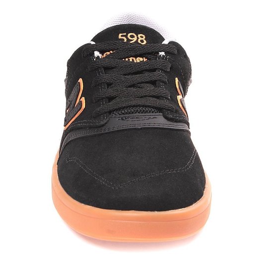 Tênis New Balance Numeric 598 Lifestyle Preto/Laranja/Marrom