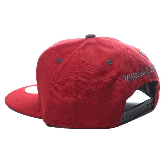Boné Mitchell & Ness Cleveland Cavalers Vermelho/Cinza