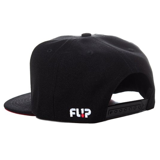 Boné Flip Odyssey Logo Preto/Vermelho